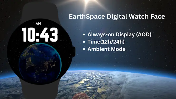 EarthSpace Digital Watch Face screenshot 8