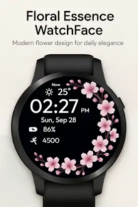 Elegant Floral WatchFace screenshot 3