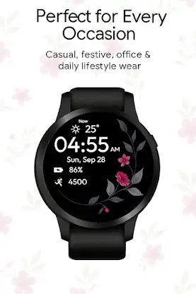 Elegant Floral WatchFace screenshot 4