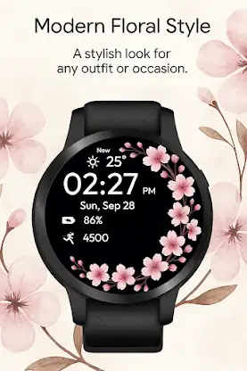 Elegant Floral WatchFace screenshot 7