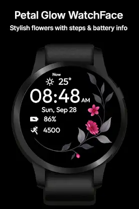 Elegant Floral WatchFace screenshot 2