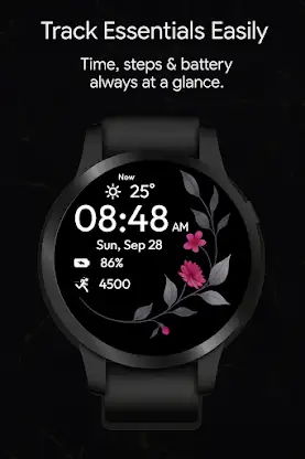 Elegant Floral WatchFace screenshot 8