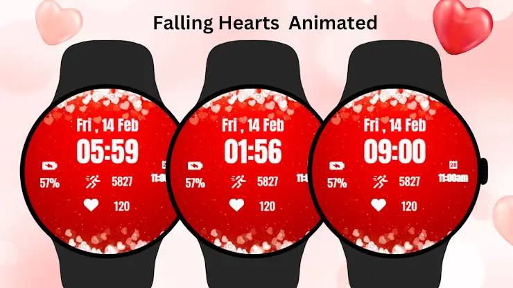 Falling Hearts Animated screenshot 7