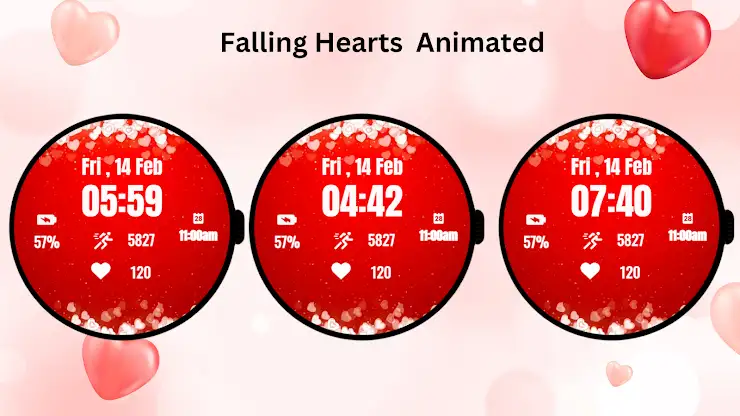 Falling Hearts Animated screenshot 3