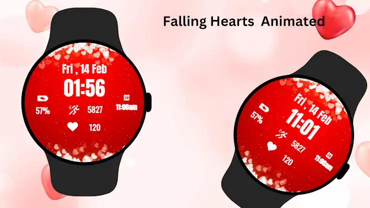 Falling Hearts Animated screenshot 2