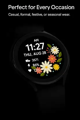 Floral Bliss Watch Face screenshot 5