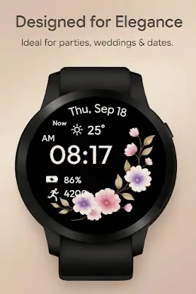 Floral Romance WatchFace screenshot 3