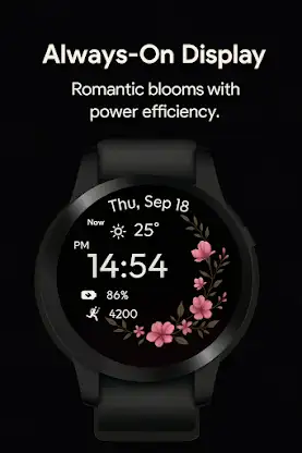Floral Romance WatchFace screenshot 4