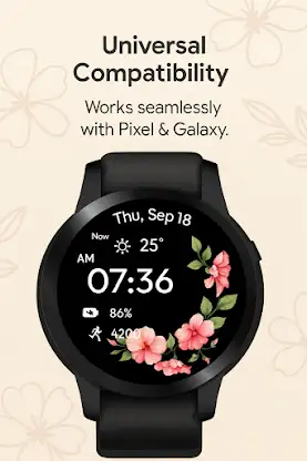 Floral Romance WatchFace screenshot 7
