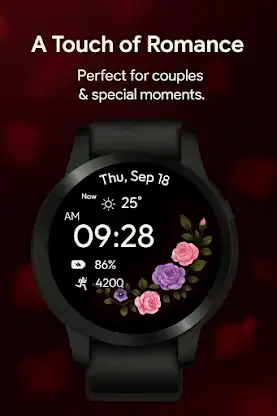 Floral Romance WatchFace screenshot 5