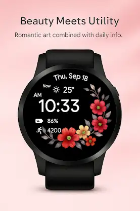 Floral Romance WatchFace screenshot 8