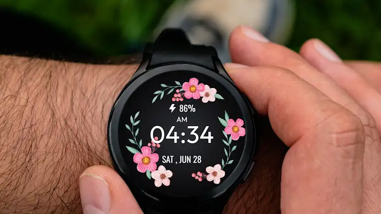 Floral WatchFace - FLOR-03 screenshot 1