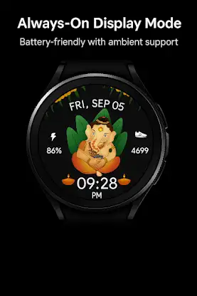 Ganesh Chaturthi WatchFace screenshot 4