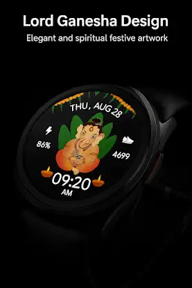 Ganesh Chaturthi WatchFace screenshot 2