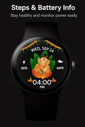 Ganesh Chaturthi WatchFace screenshot 3