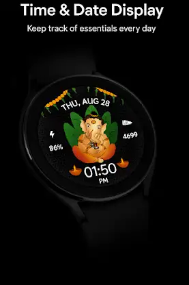 Ganesh Chaturthi WatchFace screenshot 6