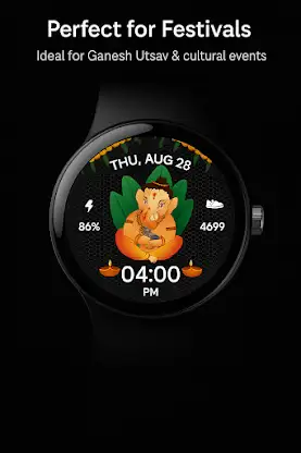 Ganesh Chaturthi WatchFace screenshot 7