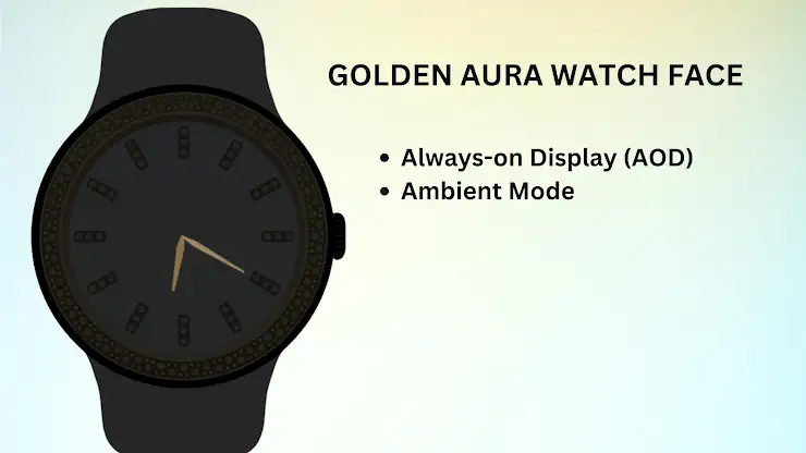 Golden Aura Watch Face screenshot 8
