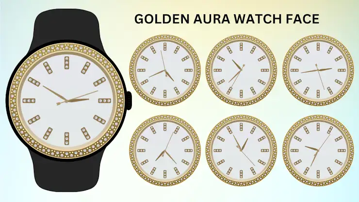 Golden Aura Watch Face screenshot 6