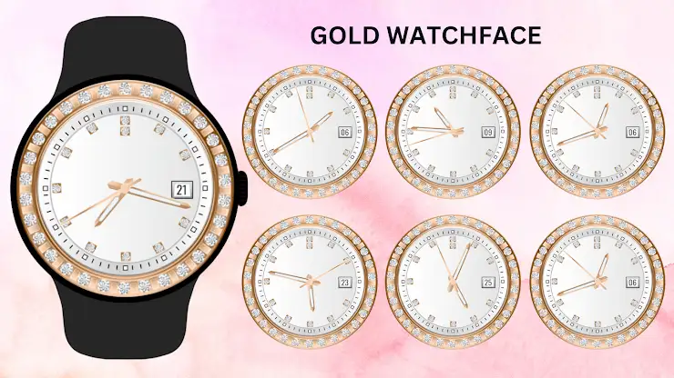 Gold Watch Face screenshot 7