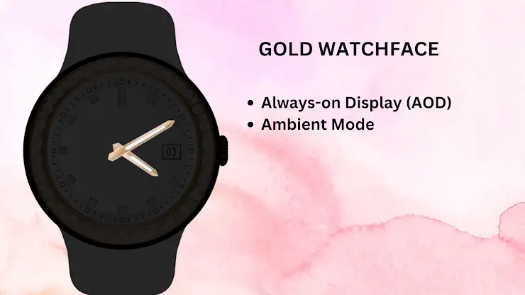 Gold Watch Face screenshot 9
