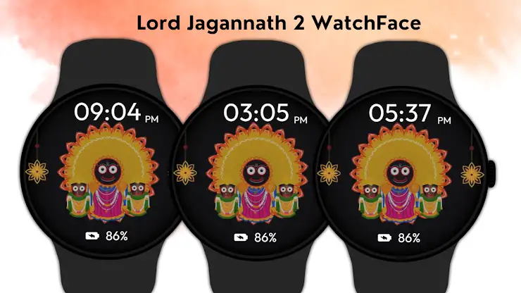 Lord Jagannath 2 Watch Face screenshot 4