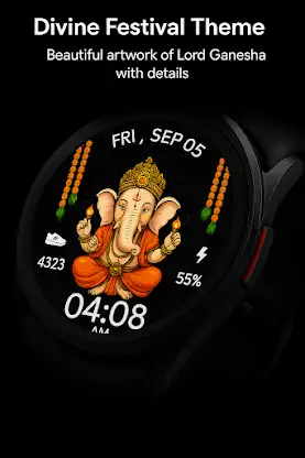 Lord Ganesha WatchFace screenshot 2