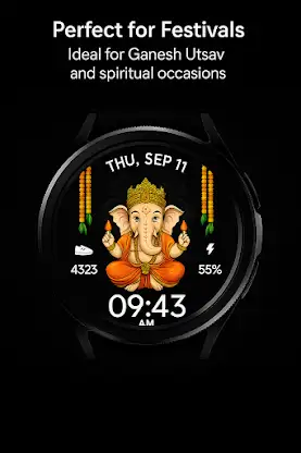 Lord Ganesha WatchFace screenshot 8