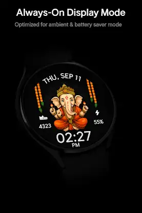 Lord Ganesha WatchFace screenshot 5