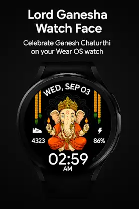 Lord Ganesha WatchFace screenshot 1