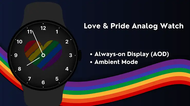 Love - Pride Analog Watch screenshot 7