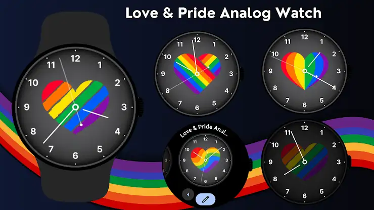 Love - Pride Analog Watch screenshot 6