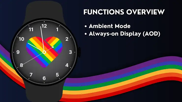 Love - Pride Analog Watch screenshot 5