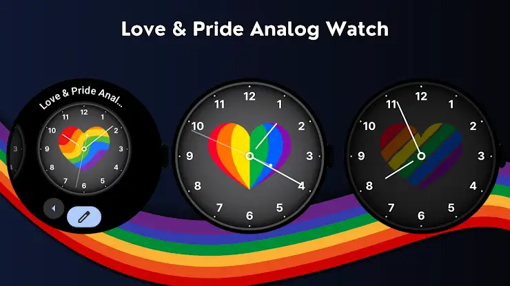 Love - Pride Analog Watch screenshot 3