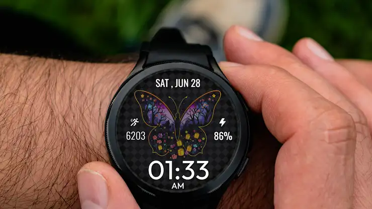 Magic Butterfly WatchFace screenshot 1