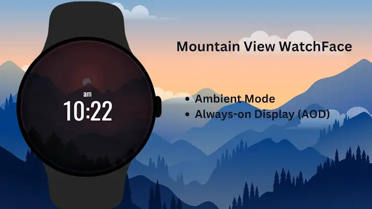 Mountain View WatchFace screenshot 8