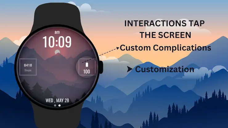Mountain View WatchFace screenshot 5