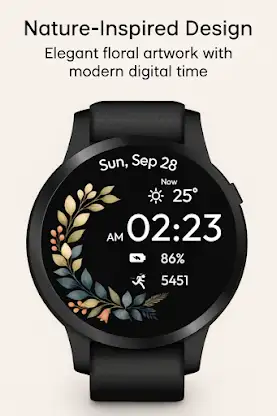 Nature Bloom WatchFace screenshot 1
