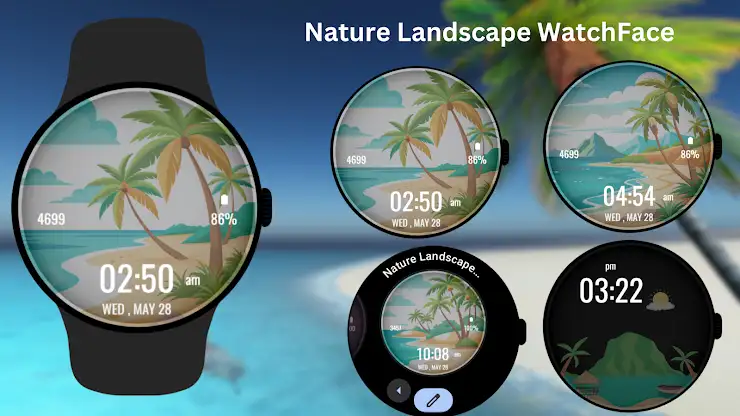 Nature Landscape WatchFace screenshot 7
