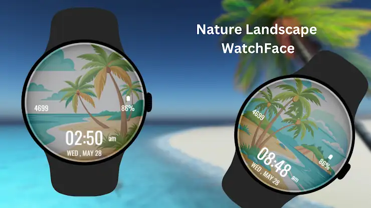 Nature Landscape WatchFace screenshot 2