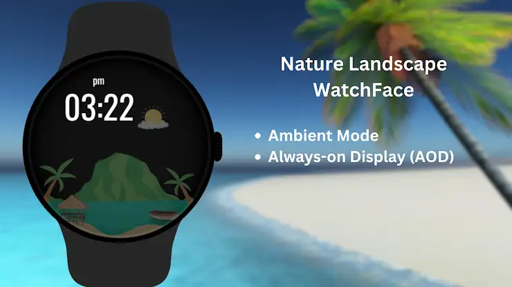 Nature Landscape WatchFace screenshot 8