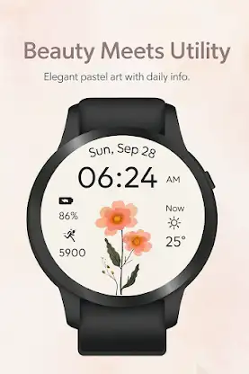 Pastel Bloom WatchFace screenshot 7