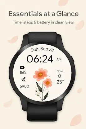Pastel Bloom WatchFace screenshot 2