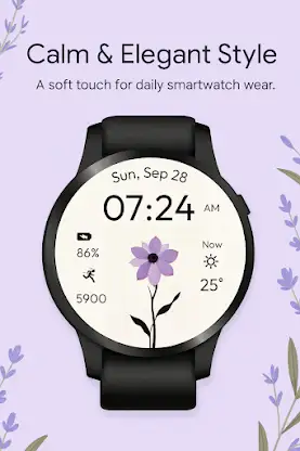 Pastel Bloom WatchFace screenshot 3
