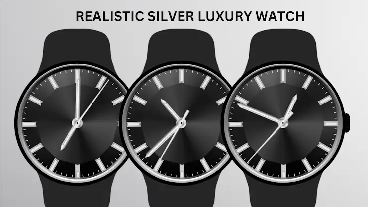 Realistic Silver Luxury Watch screenshot 7