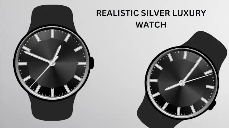 Realistic Silver Luxury Watch screenshot 2