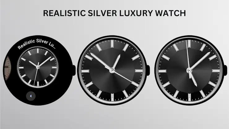 Realistic Silver Luxury Watch screenshot 3