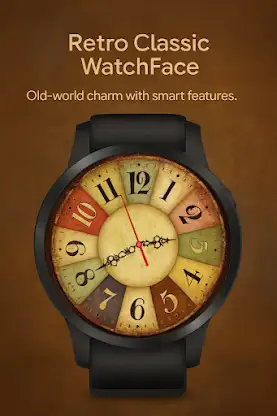 Retro Classic WatchFace screenshot 5