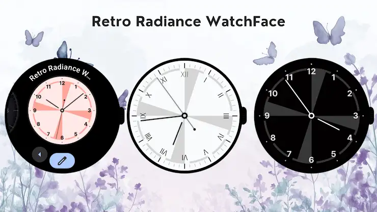 Retro Radiance Watch Face screenshot 3