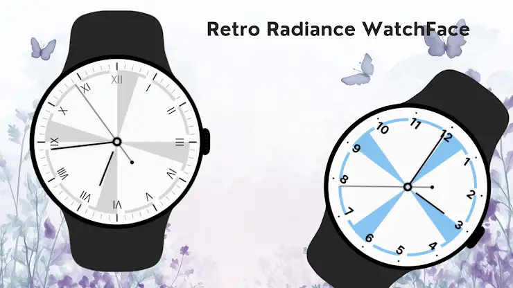 Retro Radiance Watch Face screenshot 2